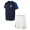 3668 PACK JUNIOR FRANCE DOMICILE 2 ETOILES. ENSEMBLE MAILLOT ET SHORT 2018 2019