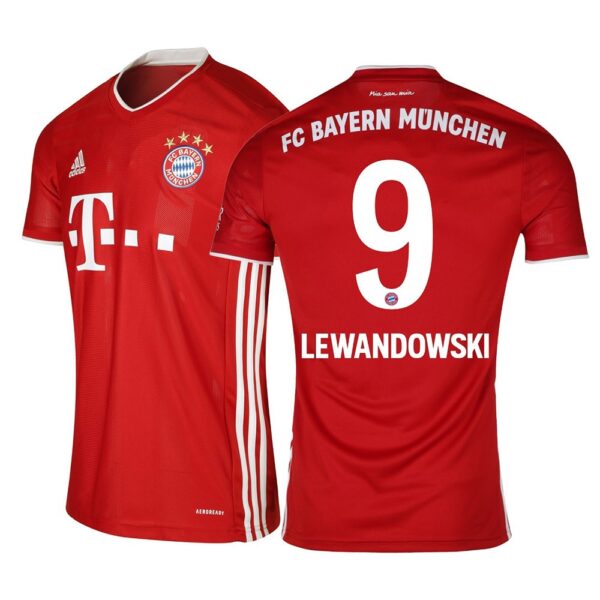 MAILLOT BAYERN MUNICH LEWANDOWSKI DOMICILE 2020-2021