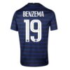 7662 PACK JUNIOR FRANCE DOMICILE BENZEMA. ENSEMBLE MAILLOT ET SHORT 2020 2021
