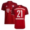 7959 MAILLOT BAYERN MUNICH DOMICILE HERNANDEZ 2021 2022