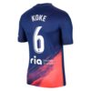 8221 MAILLOT ATLETICO MADRID EXTERIEUR KOKE 2021 2022