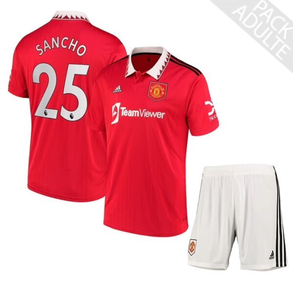 PACK MANCHESTER UNITED DOMICILE SANCHO ADULTE 2022-2023