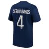 10152 PACK PSG DOMICILE SERGIO RAMOS. ENSEMBLE ADULTE MAILLOT ET SHORT 2022 2023