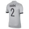 10187 PACK PSG EXTERIEUR HAKIMI. ENSEMBLE ADULTE MAILLOT ET SHORT 2022 2023