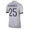 10217 PACK PSG EXTERIEUR NUNO MENDES. ENSEMBLE ADULTE MAILLOT ET SHORT 2022 2023