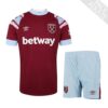 10340 PACK WEST HAM DOMICILE. ENSEMBLE ADULTE MAILLOT ET SHORT 2022 2023