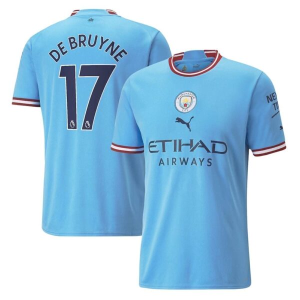 MAILLOT MANCHESTER CITY DOMICILE DE BRUYNE 2022-2023