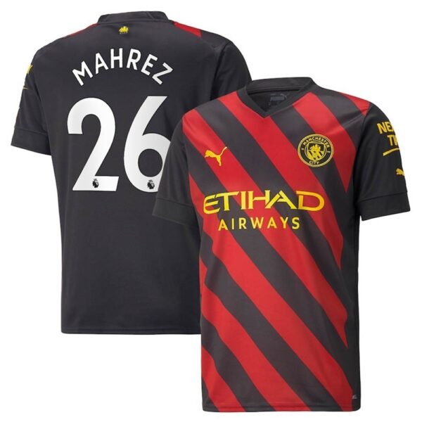 MAILLOT MANCHESTER CITY EXTERIEUR MAHREZ 2022-2023