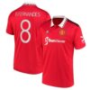 8872 MAILLOT MANCHESTER UNITED DOMICILE BRUNO FERNANDES COUPE DEUROPE 2022 2023
