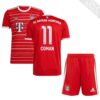 9363 PACK BAYERN MUNICH DOMICILE COMAN. ENSEMBLE ADULTE MAILLOT ET SHORT 2022 2023