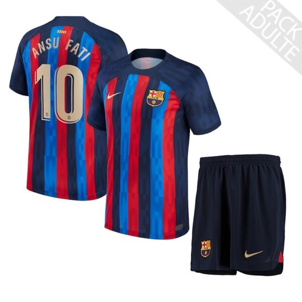 PACK FC BARCELONE DOMICILE ANSU FATI ADULTE 2022-2023