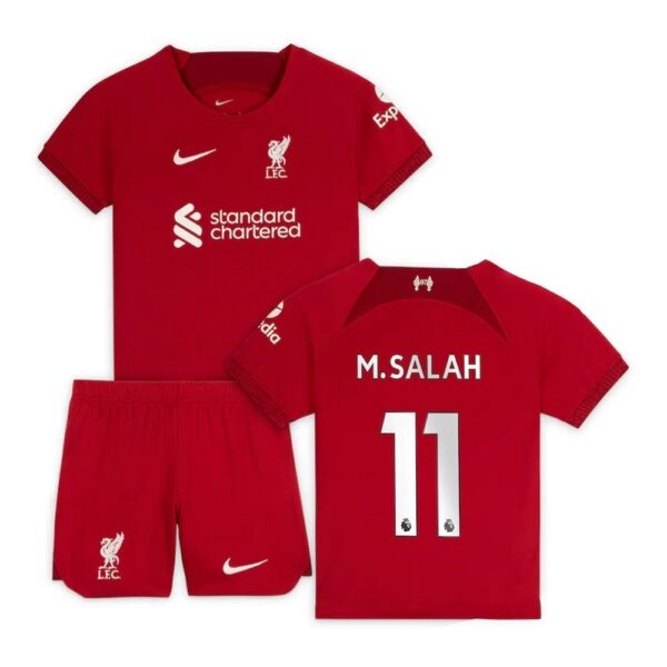 PACK JUNIOR LIVERPOOL DOMICILE SALAH 2022-2023