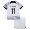 9629 PACK JUNIOR LIVERPOOL EXTERIEUR SALAH. ENSEMBLE MAILLOT ET SHORT 2022 2023