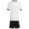 9687 PACK JUNIOR MANCHESTER UNITED EXTERIEUR. ENSEMBLE MAILLOT ET SHORT 2022 2023