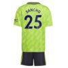 9692 PACK JUNIOR MANCHESTER UNITED THIRD SANCHO. ENSEMBLE MAILLOT ET SHORT 2022 2023