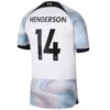 9872 PACK LIVERPOOL EXTERIEUR HENDERSON. ENSEMBLE ADULTE MAILLOT ET SHORT 2022 2023