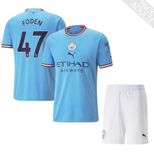 PACK MANCHESTER CITY DOMICILE FODEN ADULTE 2022-2023