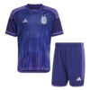 10719 PACK JUNIOR ARGENTINE EXTERIEUR. ENSEMBLE MAILLOT ET SHORT 2022 2023