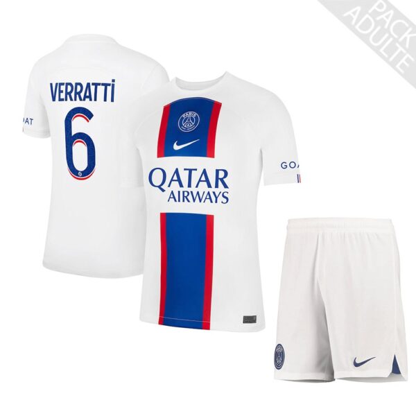 PACK PSG THIRD VERRATTI ADULTE 2022-2023