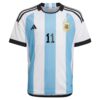 10846 PACK JUNIOR ARGENTINE DOMICILE DI MARIA. ENSEMBLE MAILLOT ET SHORT 2022 2023
