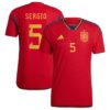 10921 MAILLOT ESPAGNE DOMCILE SERGIO BUSQUETS 2022 2023