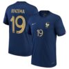 10977 MAILLOT FRANCE DOMICILE BENZEMA 2022 2023