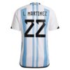 11070 MAILLOT ARGENTINE DOMICILE LAUTARO MARTINEZ 2022 2023