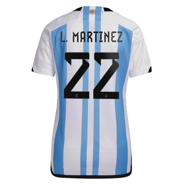 MAILLOT ARGENTINE DOMICILE FEMME LAUTARO MARTINEZ 2022-2023