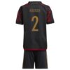 11108 PACK JUNIOR ALLEMAGNE EXTERIEUR RUDIGER. ENSEMBLE MAILLOT ET SHORT 2022 2023