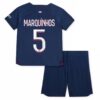 paris saint germain nike home stadium kit 2023 24 little kids with marquinhos 5 printing ss4 p 13398324pv 2u 9cztg0gq4boq66llcl1jv 6aa89e86366d4f399ad4e257947dca47ok