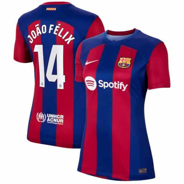 MAILLOT FC BARCELONE DOMICILE FEMME JOAO FELIX 2023-2024