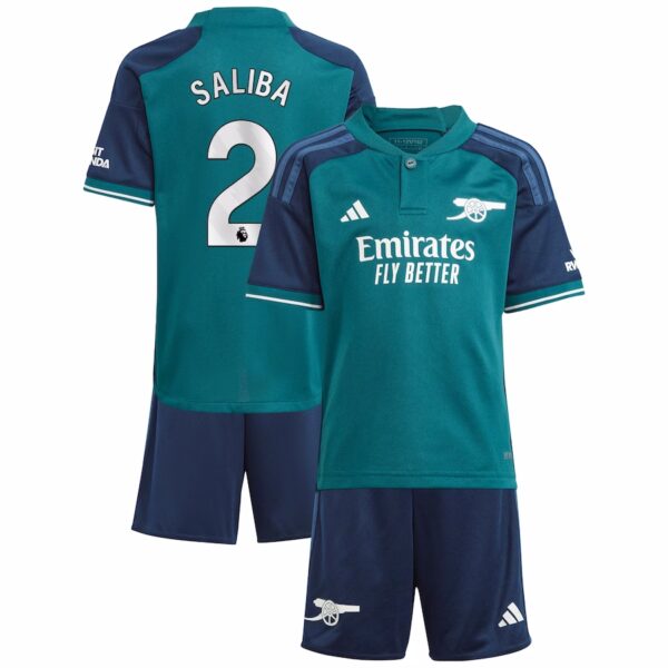 PACK JUNIOR ARSENAL THIRD SALIBA 2023-2024