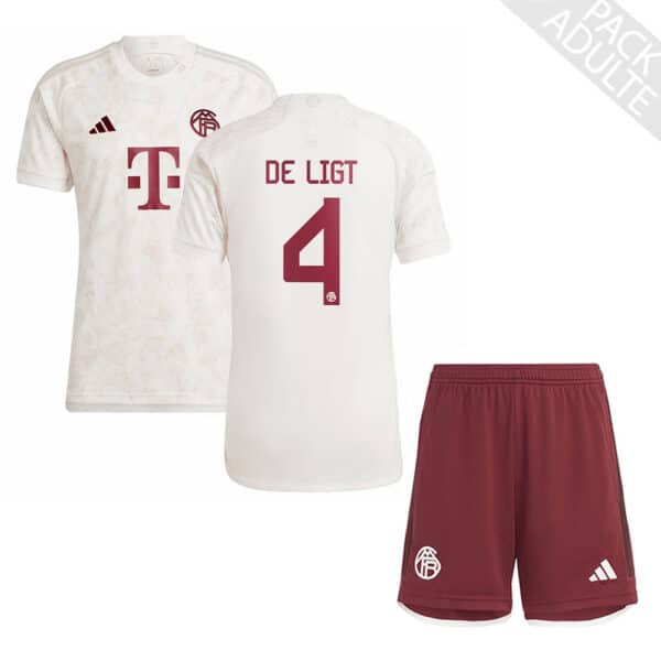 PACK BAYERN MUNICH THIRD DE LIGT ADULTE 2023-2024