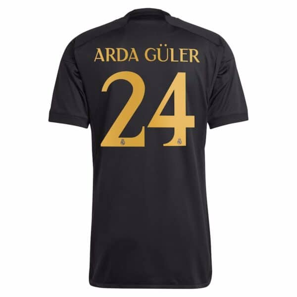 MAILLOT REAL MADRID THIRD ARDA GULER 2023-2024