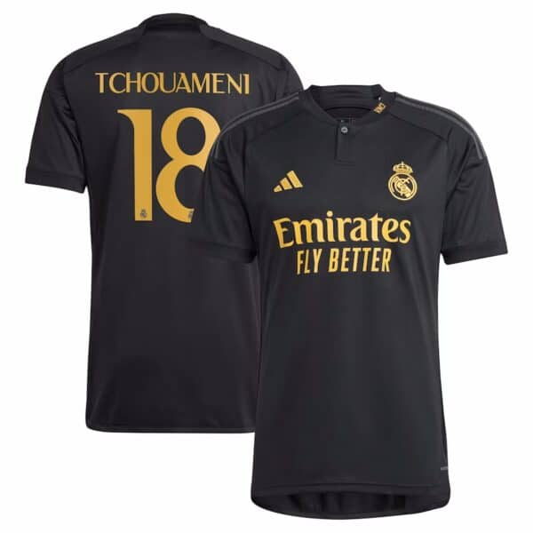 MAILLOT REAL MADRID THIRD TCHOUAMENI 2023-2024