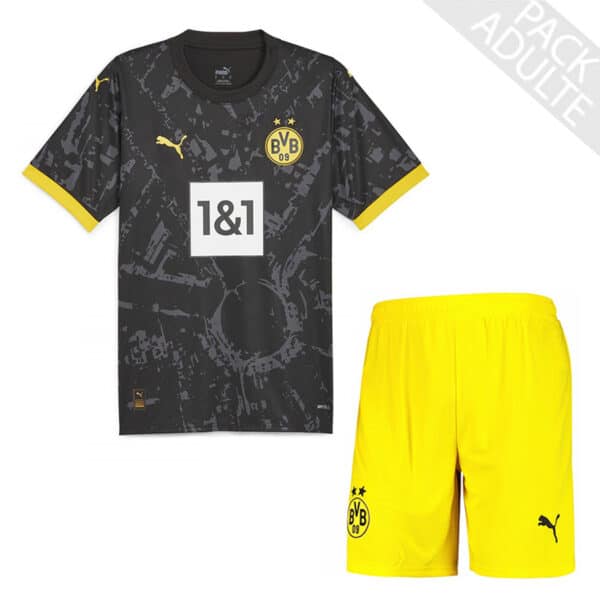 PACK BORUSSIA DORTMUND EXTERIEUR ADULTE 2023-2024