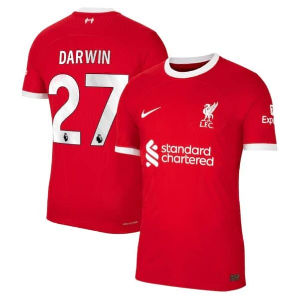 MAILLOT LIVERPOOL DOMICILE DARWIN VERSION VAPOR MATCH 2023-2024