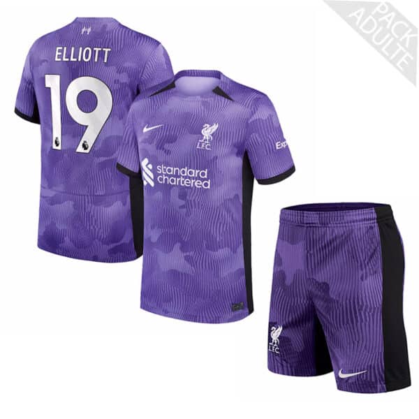 PACK LIVERPOOL THIRD ELLIOTT ADULTE 2023-2024