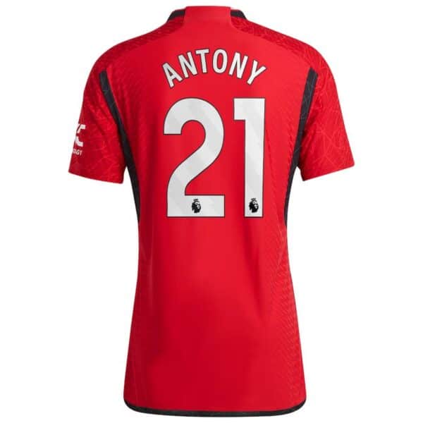 MAILLOT MANCHESTER UNITED DOMICILE ANTONY VERSION AUTHENTIC 2023-2024