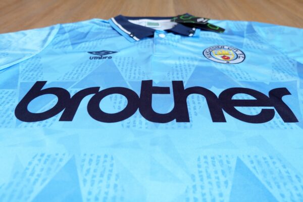 MAILLOT RETRO MANCHESTER CITY DOMICILE SAISON 1989-1990