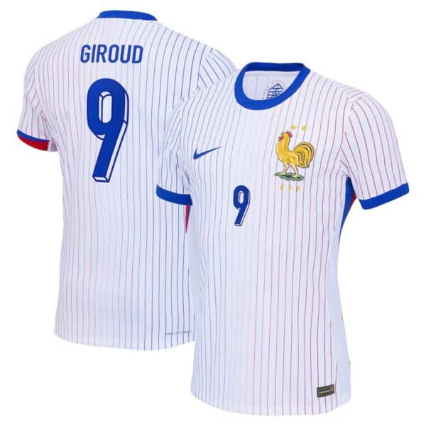 MAILLOT FRANCE EXTERIEUR GIROUD DRI-FIT ADV VAPOR MATCH SAISON 2024-2025