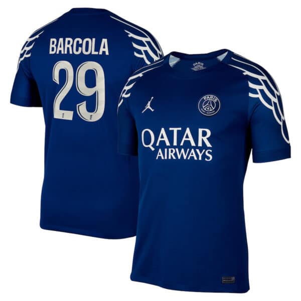 MAILLOT PSG 4TH NUNO MENDES SAISON 2024-2025
