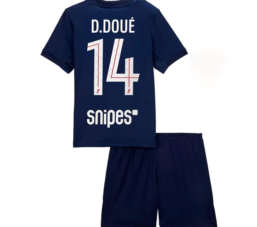 PACK JUNIOR PSG DOMICILE DOUE SAISON 2025-2026