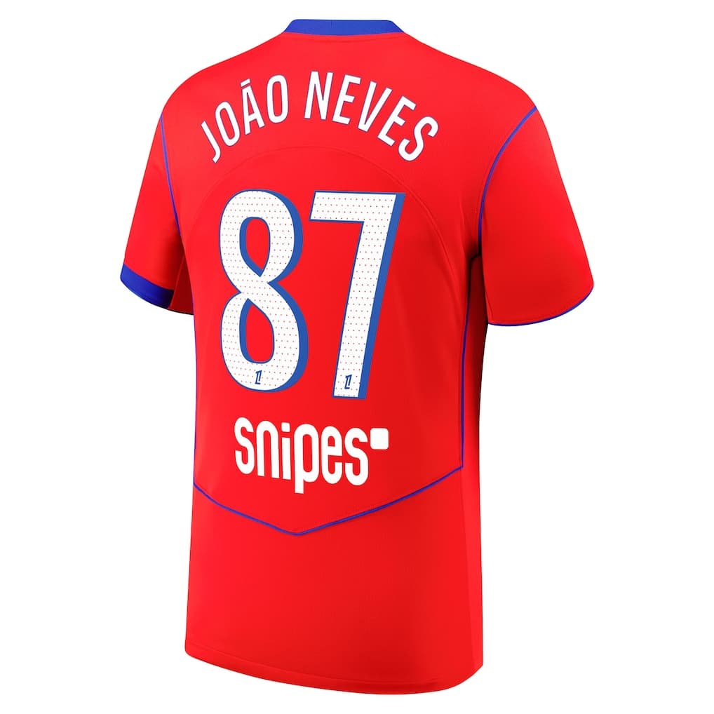 MAILLOT PSG THIRD JOAO NEVES SAISON 2025-2026