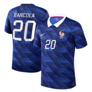 MAILLOT FRANCE DOMICILE BARCOLA 2026-2027 MAILLOT FRANCE DOMICILE BARCOLA 2026-2027