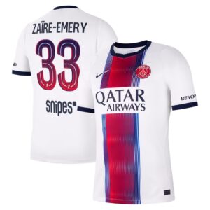 MAILLOT PSG EXTERIEUR ZAIRE-EMERY 2026-2027